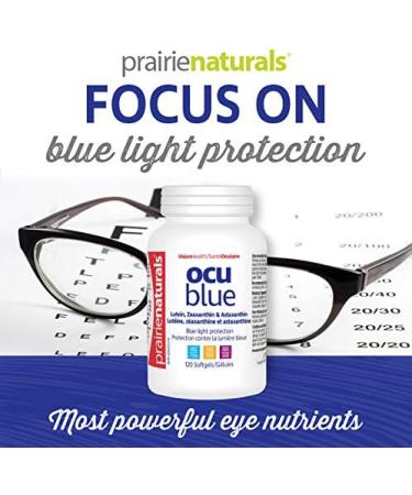 Prairie Naturals Ocu-Blue Supplement Softgel - 60 Count - Buy Online on GoSupps.com