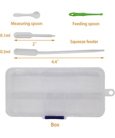 Baby Bird Gouldian Zebra Finch Canary Society Bird Pet Hand Rearing Feeding Syringes Crop Tubes (9Pcs) - Buy Online on GoSupps.com