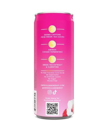 RSP NUTRITION AminoLean Energy Drink - Sugar Free Vegan Amino Acids No Jitters Berry Elixir 12 Pack - Buy Online on GoSupps.com