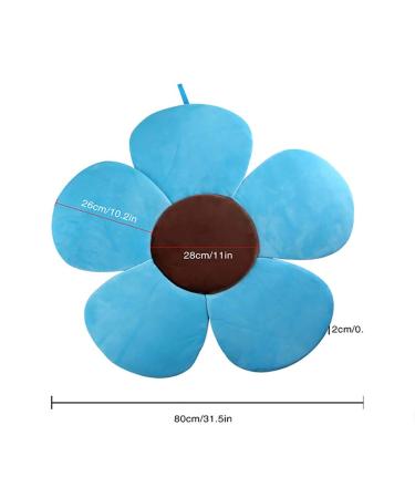 URMAGIC Baby Bathtub Pad - Foldable Blooming Flower Petal Shape Bath Cushion for Newborns, Blue - Buy Online on GoSupps.com