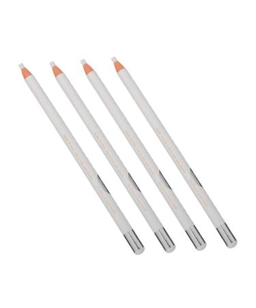 Healvian 4pcs White Line Drawing Eyebrow Pencil Eye Line Pen Tool Cosmetic Eye Line Pencil Eye Liner Pens