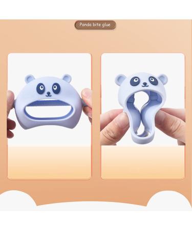 Jawseu Baby Teething Ring | BPA-Free Silicone Baby Bite Toy | Soothes Gums | Ideal for 0-6 Months - Blue - Buy Online on GoSupps.com