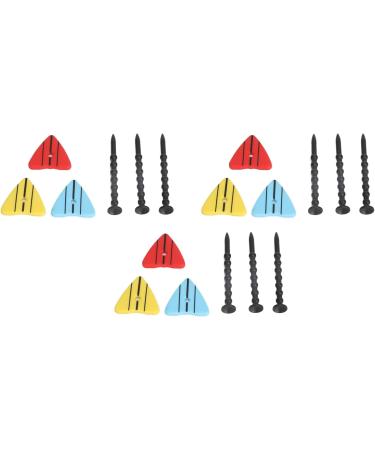 Height Adjustable Golf Tees Set - Premium Golf Ball Position Markers & Tee Nails for Outdoor Training | International Shipping Available - Buy Online on GoSupps.com