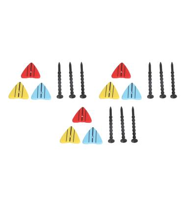 Height Adjustable Golf Tees Golf Ball Position Marker Golf Tee Nails Outdoor Golf Training Accessories 3 Set