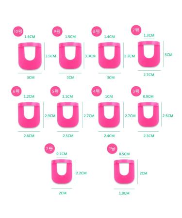 26-Piece Nail Polish Stencils & Templates Kit - Reusable Nail Edge Skin Barrier for Nail Art - 10 Sizes for Perfect Fingernails - Buy Online on GoSupps.com