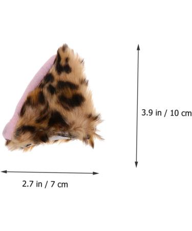 FRCOLOR 2 Pairs fox ear hair clip animals hair clips kids barrettes for hair women hair clip hair barrettes furry hair clips hair clip for women plush fox child cosplay flannel cat ear hat - Buy Online on GoSupps.com