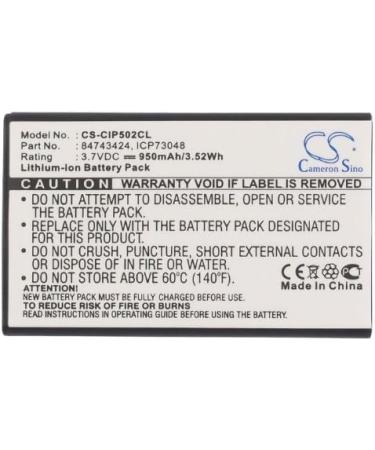 DCH 950mAh Battery Replacement for COMfortel M210 M-310 M200 - International Shipping Available - Buy Online on GoSupps.com