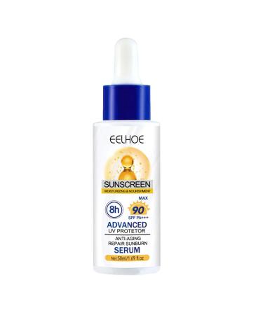 JPSDOWS Moisturizing facial sunscreen 1.69 fl fl oz multi-protection UV facial cream Oil-Free Moisturizing Facial Sunscreen SPF90 PA+++ Facial Sunscreen