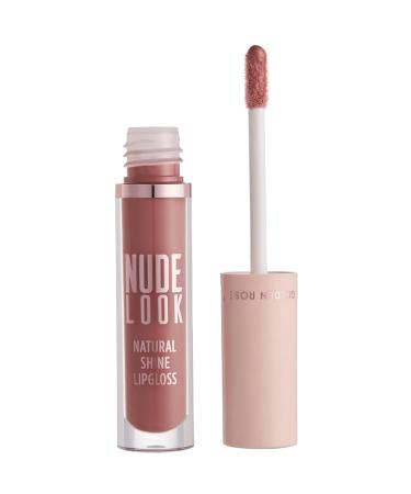 Golden Rose Nude Look Natural Shine Lipgloss No: 04 Peachy Nude | Buy Internationally - Best Lip Gloss for a Natural Finish - Buy Online on GoSupps.com