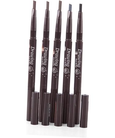 BIUDECO 3pcs 2 1 Eye Brow Brush Eyebrow Makeup Eyebrow Pencil Waterproof Eyebrow Pencils Preamp Stand - Buy Online on GoSupps.com