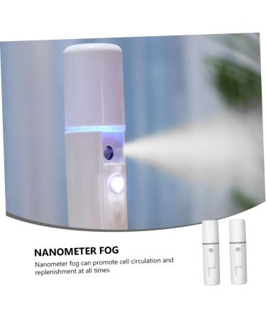 Healeved 6 Pcs Spray Meter Essential Oils Diffuser Facial Tools for Skin Care Skin Moistener White Plastic 11.4X3CMx3pcs - Buy Online on GoSupps.com