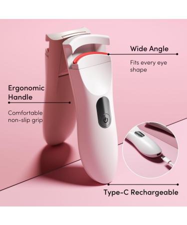 Fancii Heated Eyelash Curler - USB C Rechargeable Long-Lasting Curls Fast Heat Professional Tool for All Eye Shapes Safe & Gentle - Buy Online on GoSupps.com