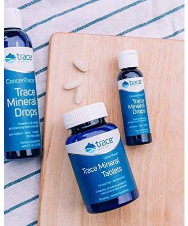 ConcenTrace Trace Mineral Drops 15ml - Natural Complete Mineral Complex for Electrolyte Balance and Energy - 6 Day Supply - Buy Online on GoSupps.com