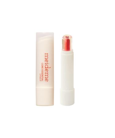 Scarlet Red Core Essential Lip Balm Non-Sticky Tint Intense Hydration & Protection for Dry Cracked Chapped Lips Hydrating with Shea Butter Golden Hibiscus Rosehip Jojoba Seed Grape Seed Oil