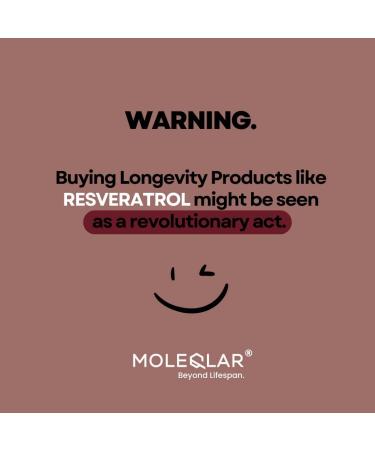 Premium Moleqlar Trans-Resveratrol Capsules 500mg - 60 Capsules 98% Pure Yeast Fermentation 100% PAK and GMO-Free - Boost Health & Wellbeing - Buy Online on GoSupps.com