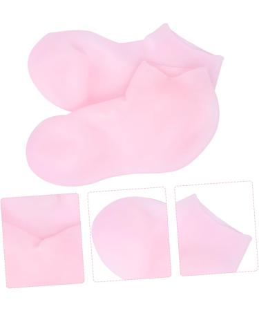 2 Pairs Protective Socks Foot Softening Socks Feet Moisturising Stocking Women's Socks with Lotion Enriched Socks Silicone Miss High Heels Sebs Skin Pink - Buy Online on GoSupps.com