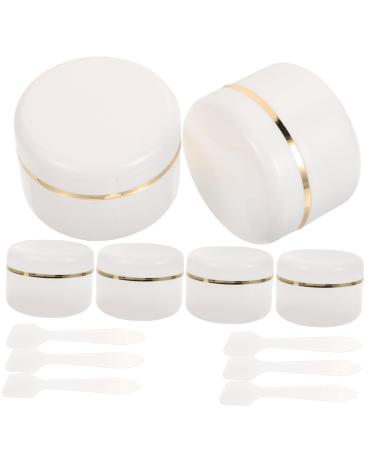 FRCOLOR Set of 6 Lotion Cosmetic Sample containers Cosmetic Box with lid for on The go As Shown 6.5x6.5cm Sports