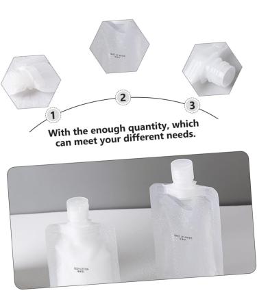 Travel Bag Set with Reusable Squeeze Shampoo Bottles - Wofashpuret 16.5x7.8cm International Shipping - Buy Online on GoSupps.com