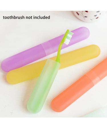 Qeotoh Portable Travel Toothbrush Box - Compact Toothbrush & Toothpaste Storage Ideal Travel Wash Box & Cup for Convenience - Buy Online on GoSupps.com