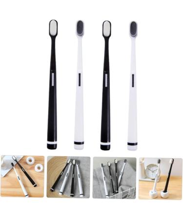 KOMBIUDA Manual Toothbrush - 4 Pack Wangan Hair Cleaning Brush for Pregnant Women - Soft Silicone Toothbrush for Gentle Care - Buy Online on GoSupps.com