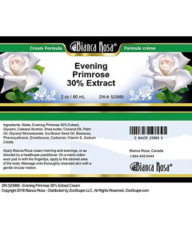 Bianca Rosa Evening Primrose 30% Extract Cream (2 oz ZIN: 523989) - 3 Pack - Buy Online on GoSupps.com