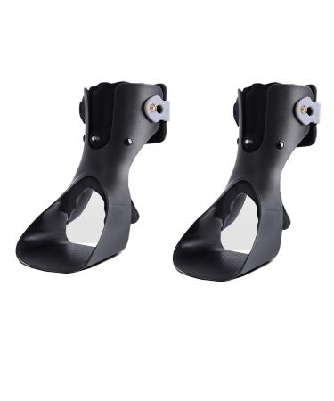 1 Pair Drop Orthosis Ankle Brace Support with Comfortable Inflatable Airbag for Hemiplegia Stroke Shoes Walking Foot Stabilizer M