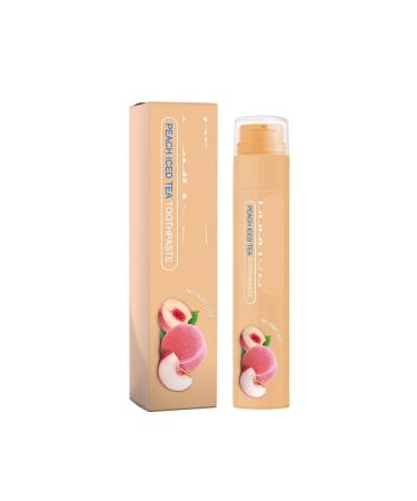 KLYso Fruit Burst Whitening Toothpaste - Peach Bliss | Gentle Stain Removal Fresh Breath & Enamel Protection for Sensitive Teeth(2PCS)