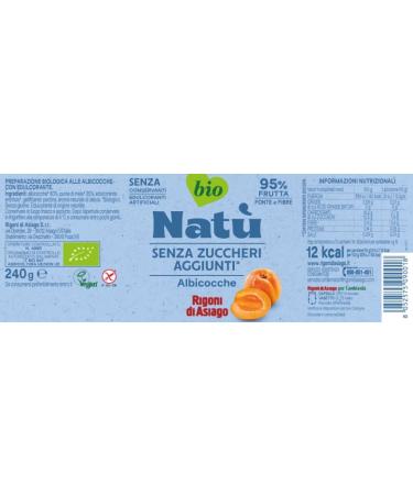 Italian Gourmet E.R. Rigoni di Asiago Nat Apricots Organic Apricot Jam without Added Sugar 240 g + Tomato Pulp Italian Gourmet Tomato Pulp 400 g Box - Buy Online on GoSupps.com