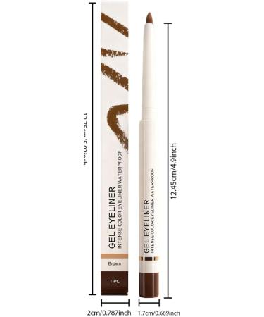 GkgWuxf Eyeliner Smooth Multifunctional Pen Precise Tool Eye Stencil Makeup Tool for Beginners Women Beauty Girl Day Makeup Family Friends Party Brown - Buy Online on GoSupps.com