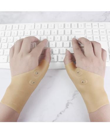 YUNYILAN 2 Pcs Wrist Support Brace with Magnets - Carpal Tunnel & Arthritis Relief - Buy Online on GoSupps.com
