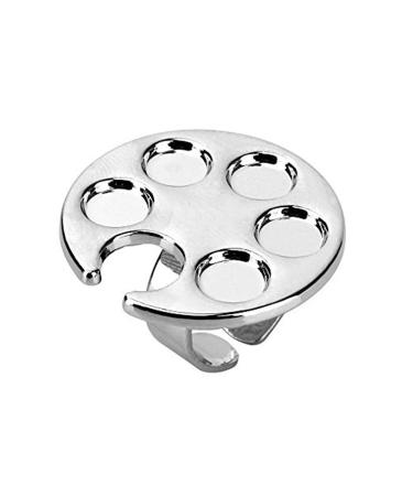 Mini Nail Art Polish Holder - Set of 2 Nail Palette Finger Rings - Buy Online on GoSupps.com