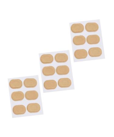 Mobestech 3sheets Corn Stickers Foot Corn Removal Pad Prevention Pads Foot Care Sticker High Heel Cushions Foam Padding Foot Pad Feet Corn Cushion Women's Shoes Cotton Sticker