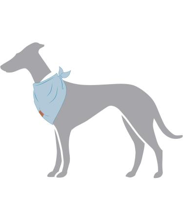 HUNTER Triangular Scarf NOLA Blue - Size MM | Stylish International Shipping Available - Buy Online on GoSupps.com