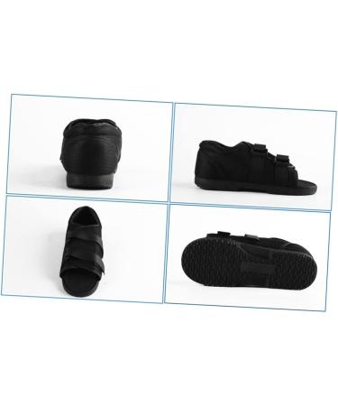 DOITOOL 2pcs Recovery Operative Toe Bunion Corrector Set - Adjustable Walker for Injured Wide Bunions Valgus Strap Thumb Men Black Shoe (27*10cmx2pcs) - Buy Online on GoSupps.com
