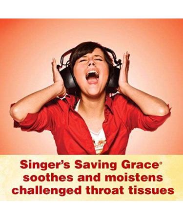 Singer's Saving Grace Lemon & Honey 1oz Non-Alcohol Throat Spray - Buy Online on GoSupps.com
