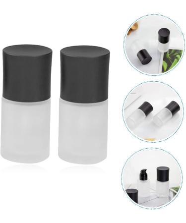 Housoutil 2pcs Liquid Foundation Press Bottle Cosmetic Essence Travel As Shown 10.50X3.90X3.90CM - Buy Online on GoSupps.com