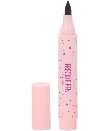 Pongnas Lifelike Freckles Makeup Pen Dot Spot Pen Fake Freckles Cosmetics Long Lasting Lightweight Portable 01Soft Brown - Buy Online on GoSupps.com