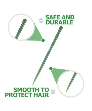 Green Hetian Jade Hair Stick - Vintage Chinese Hair Accessory for Women and Girls - Buy Online on GoSupps.com