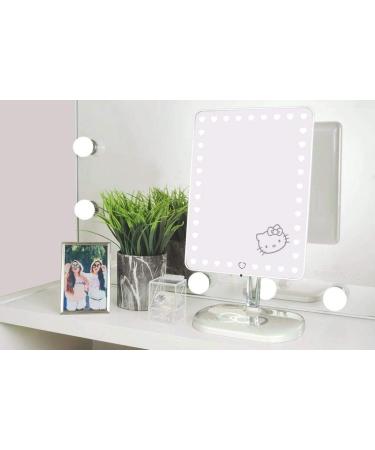 Hello Kitty Touch Pro Makeup Mirror with Bluetooth Speaker - 360 Rotation & LED Lights - Buy Online on GoSupps.com