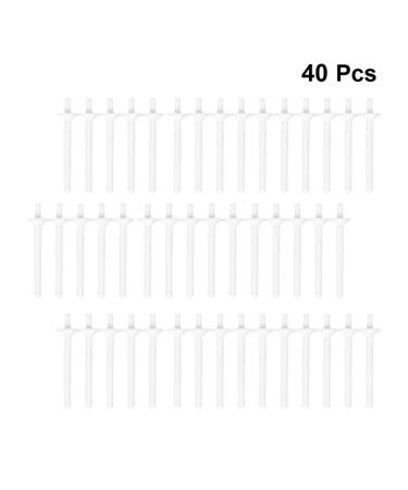 Healifty 40pcs Disposable Nose Wax Hair Removal Sticks | Plastic Applicators for Men & Women - Smooth Nose Hair Removal - Buy Online on GoSupps.com