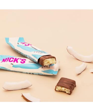 NICKS Chocolate Favourite Mix Box - Keto Snack Bars, No Added Sugar, Gluten Free, Low Carb Sweets (12 x Chocolates) - Buy Online on GoSupps.com