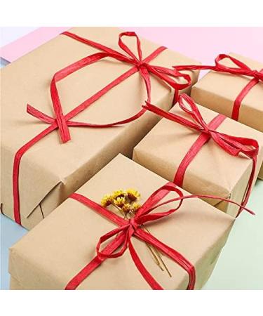 24 Rolls Raffia Ribbon - 788 Feet Natural Paper Twine for Florist Bouquets & Gift Wrapping - 12 Colors - Buy Online on GoSupps.com