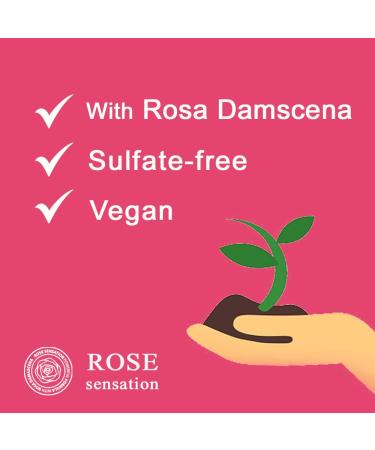 RoseSensation Relaxing Anti-Aging Vegan Body Wash for Women - Premium Clean Beauty with Rose Oil for Sunburn & Irritated Skin Relief | 10 oz - Buy Online on GoSupps.com