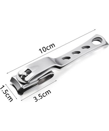 UNbit Nail Clipper Rotary Nail Scissors Long Handle Stainless Steel Trimmer Cuticle Nail Scissors Manicure Pedicure Tool(Color:Schwarz) - Buy Online on GoSupps.com