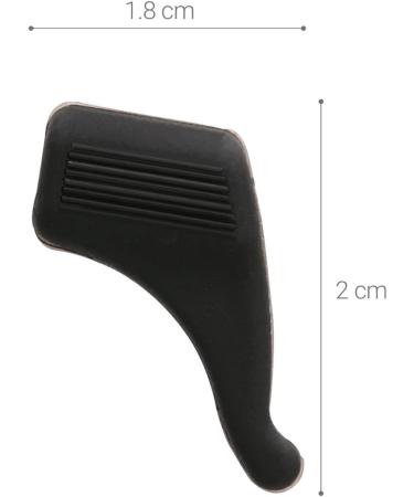 KWMobile Anti-Slip Glasses Hinge Set - 4x Silicone Sports Ear Hooks for Glasses - Black S (4 Pack) - International Shipping Available - Buy Online on GoSupps.com