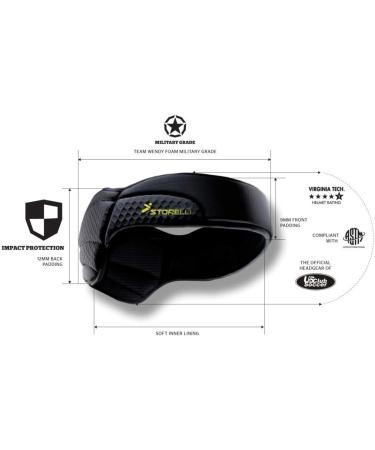 Storelli ExoShield Head Guard Sports Headband - Black Medium | Soccer Protective Headgear - Buy Online on GoSupps.com