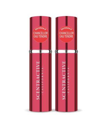 CA Perfume Impression of Chancellor Eau Tendre For Women Eau de Parfum Spray Atomizer Bottle 0.17 Fl Oz/5ml-X2 CHAVELLE CHANCELLOR EAU TENDRE IMPRESSION 0.17 Fl Oz (Pack of 2)