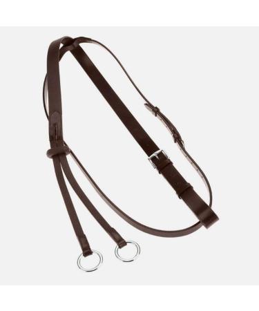 HORZE Leather Martingale Black F Black (F) Warmblood
