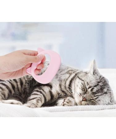 SWZEC True Cat Love - Pink Massage & Grooming Comb for Cats | International Shipping Available - Buy Online on GoSupps.com