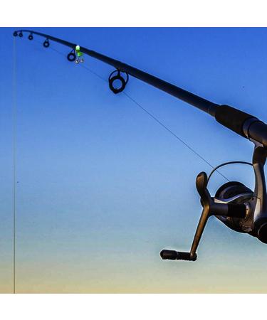 Dongker LED Fishing Bells - 10-Pack Eel Bells with Clamp | Portable Double Fishing Bells for Outdoor Fishing Rods - Buy Online on GoSupps.com
